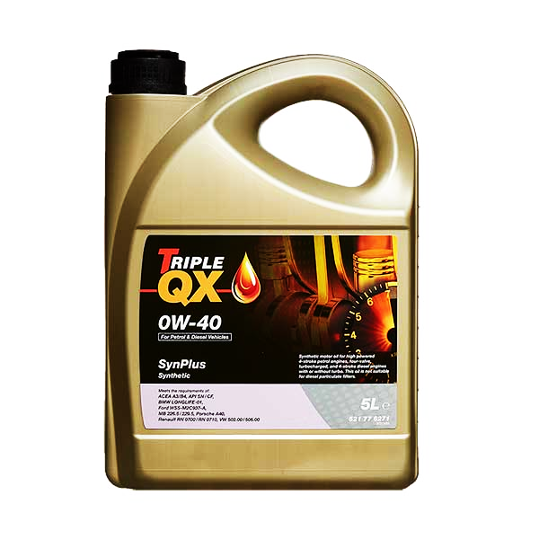 TQX Fully syntetic 0W-40 - 5 Liter